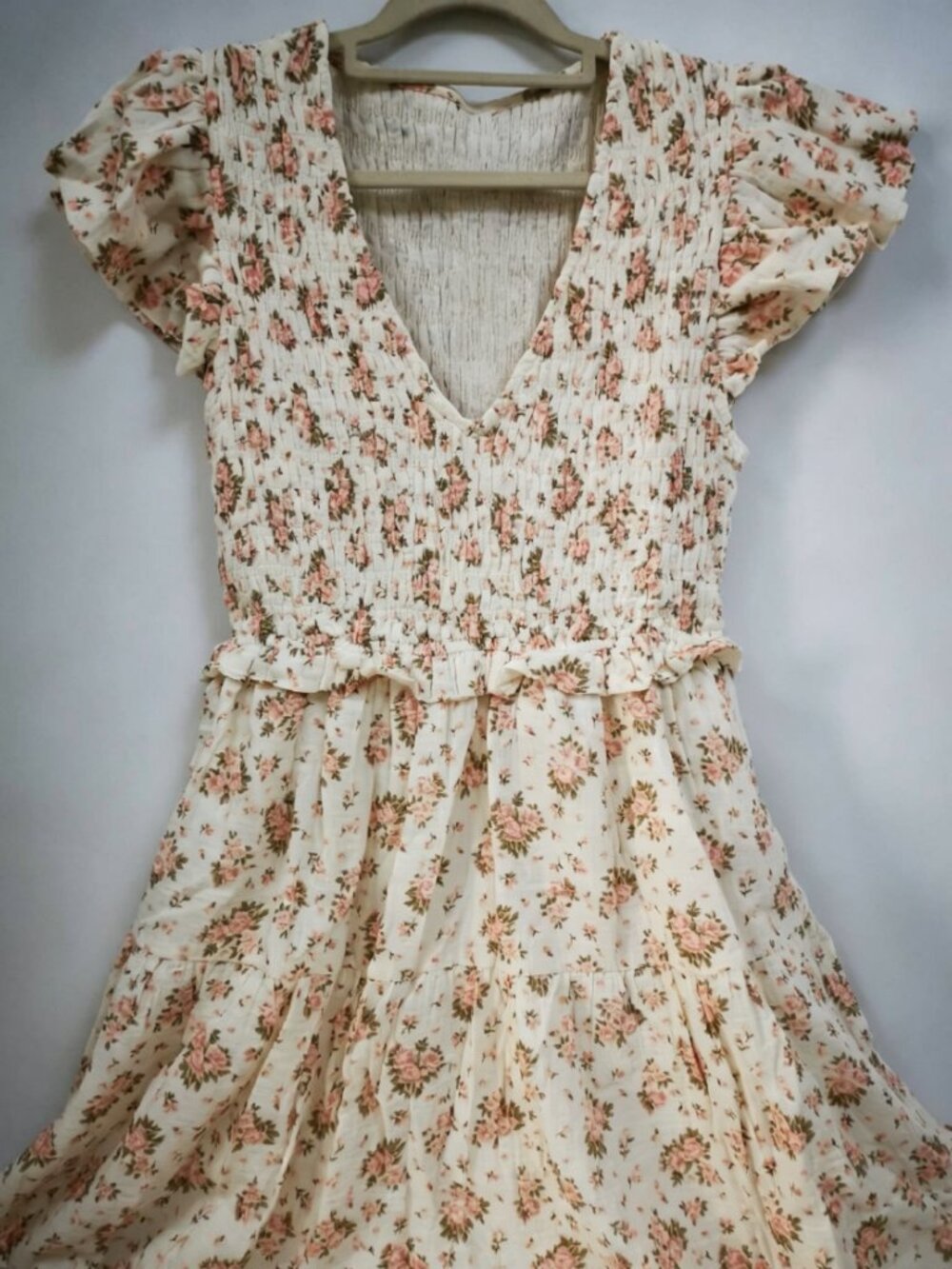 o.p.t Women's Floral Dress Fashion Retro Midi Dress